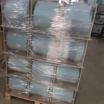 a batch of aluminum polyester to italy